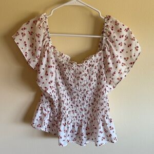 Altar’d State Floral Smocked Blouse